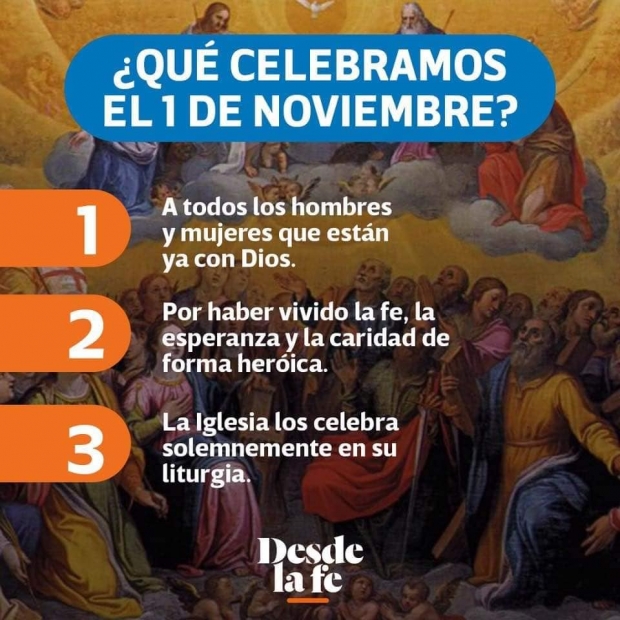 Solemnidad de todos los santos. Nuestro llamado es a la santidad. El cielo No puede esperar.