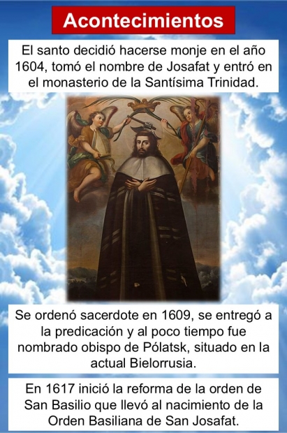 San Josafat: Mrtir de la Unidad y Testigo del Amor en Cristo