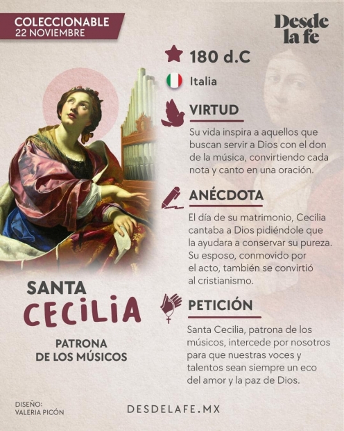 Santa Cecilia: Una Vida Convertida en Canto de Fe y Esperanza