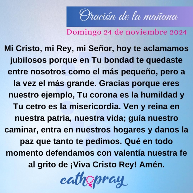 Solemnidad de Jesucristo Rey del Universo