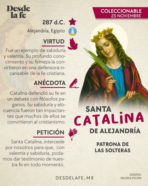 Santa Catalina de Alejandr�a: La Sabidur�a y Valent�a que Inspiran a Seguir a Cristo