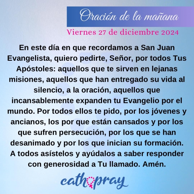 Octava de Navidad: Fiesta de San Juan, Apstol y Evangelista 