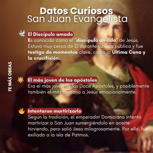 Octava de Navidad: Fiesta de San Juan, Apstol y Evangelista 