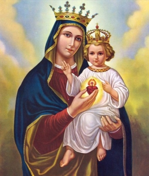 Flores a Mara  Da 11 de mayo  Advocacin mariana del da: Nuestra Seora del Sagrado Corazn
