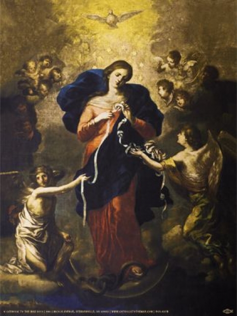 Flores a Mara  Da 14 de mayo  Advocacin mariana del da: Nuestra Seora que Desata nudos