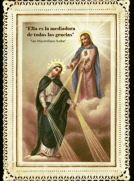 Flores a Mara  Da 30 de mayo  Advocacin mariana del da: Mara, Medianera de todas las gracias