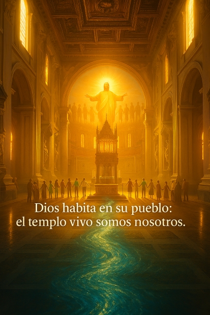 Dios habita entre nosotros: el templo vivo es su pueblo