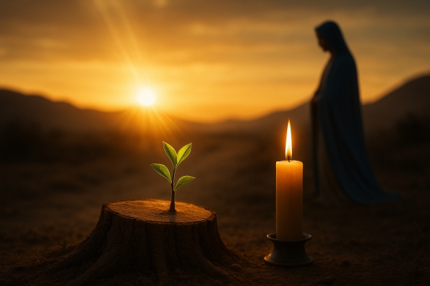 Brotar� un reto�o: La esperanza que renace en Adviento