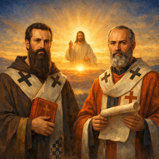 Permanecer en la Verdad para Caminar con Esperanza Santos Basilio Magno y Gregorio Nacianceno, testigos fieles de la luz de Cristo