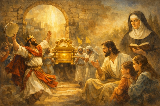 Cuando Dios ocupa el centro, la alegr�a y la esperanza renacen