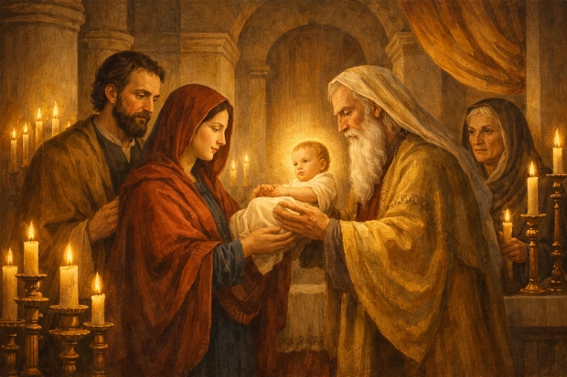 La Presentaci�n del Se�or en el Templo: Cristo, Luz para alumbrar a las naciones.