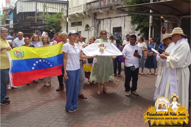 La Paradura del Niño Jesús: fe que une a Panamá y Venezuela en la Parroquia de Santa Ana