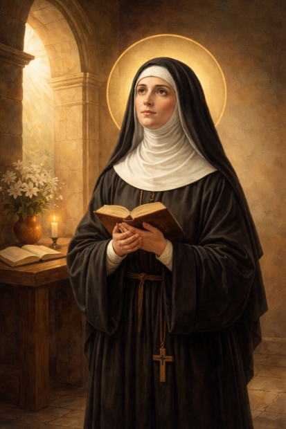 Santa Escol�stica: cuando Dios habita en el coraz�n que ora