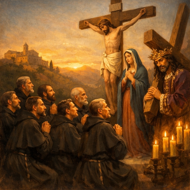 Perseverar en la Prueba y Confiar en la Providencia: Lecciones de los Siete Santos Fundadores y Jes�s Nazareno de Atalaya