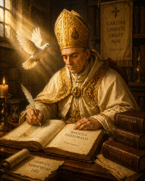 Art�culo 40: San Gregorio Magno (c. 540�604)  El Papa que gobern� desde la oraci�n y el servicio