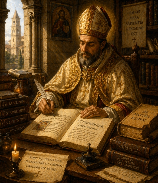 Art�culo 42: San Isidoro de Sevilla (c. 560�636)  El maestro que ilumin� la cultura con la sabidur�a cristiana
