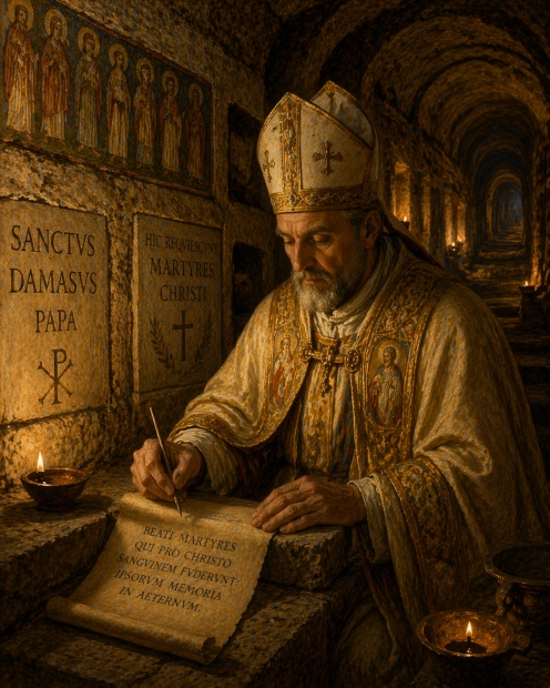 Art�culo 44: San D�maso I (c. 305�384)  El Papa que custodi� la fe y honr� a los m�rtires