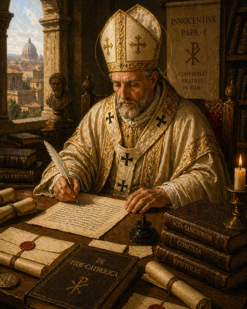 Art�culo 45: San Inocencio I (� 417)  El Papa que confirm� la fe y fortaleci� la comuni�n de la Iglesia