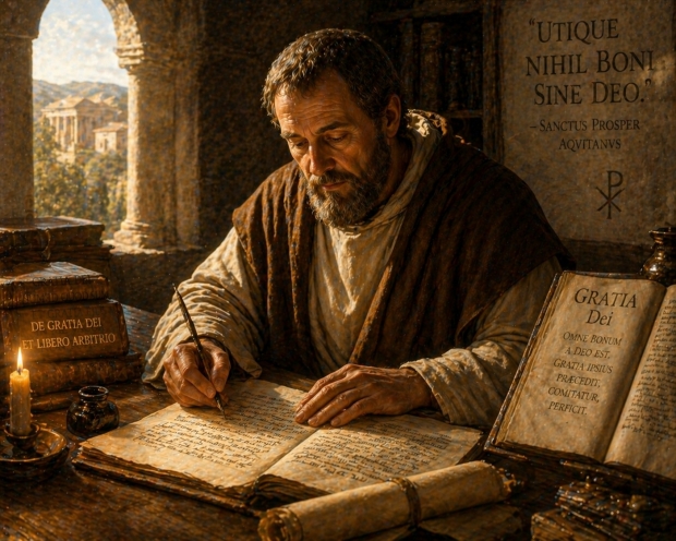 Art�culo 51: San Pr�spero de Aquitania (c. 390�463)  La gracia de Dios en el coraz�n de la vida cristiana