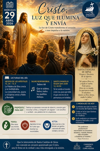 Luz que env�a, Palabra que salva: llamados a iluminar el mundo