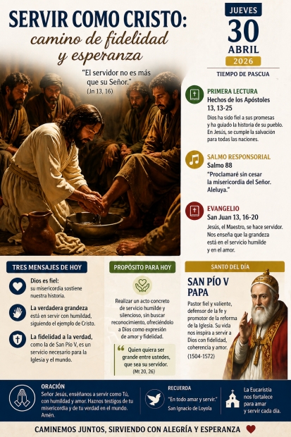 Servir como Cristo: camino de fidelidad y esperanza