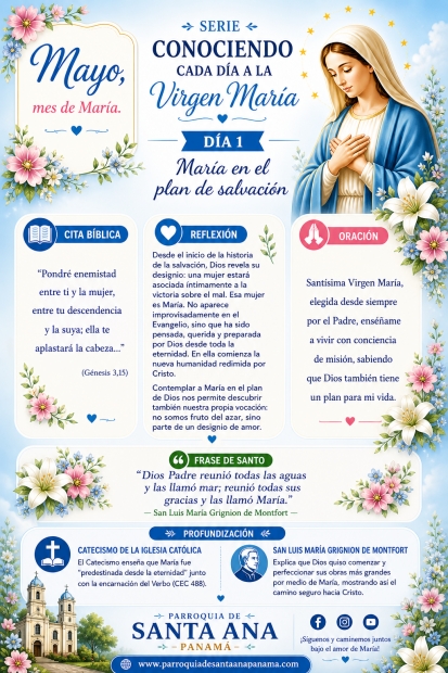 D�a 1: Mar�a en el plan de salvaci�n