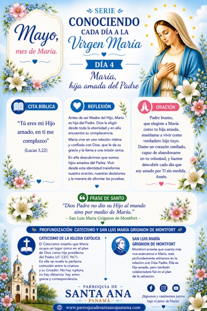 D�a 4: Mar�a, hija amada del Padre