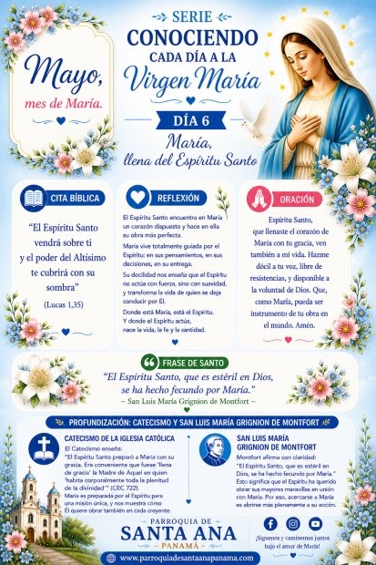 D�a 6: Mar�a, llena del Esp�ritu Santo