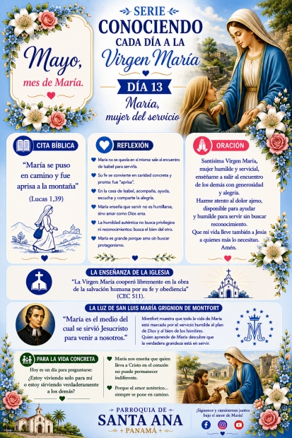 D�a 13: Mar�a, mujer del servicio