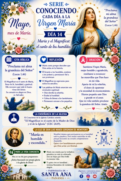 D�a 14: Mar�a y el Magn�ficat: el canto de los humildes
