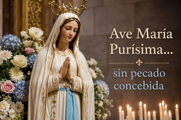 Ave Mar�a Pur�sima� sin pecado concebida: �Cu�l es la forma correcta?