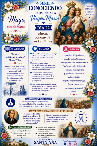 D�a 22: Mar�a, Auxilio de los Cristianos