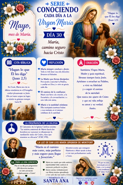 D�a 30: Mar�a, camino seguro hacia Cristo