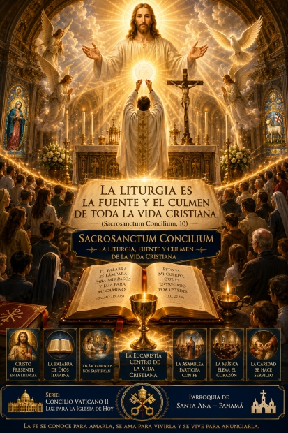 Art�culo N.� 10  Sacrosanctum Concilium: La liturgia, fuente y culmen de la vida cristiana