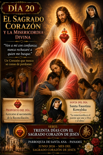 D�a 20: El Sagrado Coraz�n y la misericordia divina