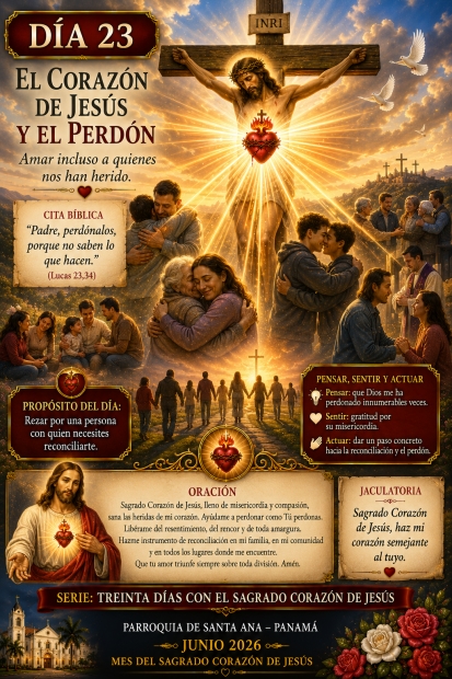D�a 23: El Coraz�n de Jes�s y el perd�n