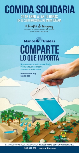 Comida solidaria de Manos Unidas