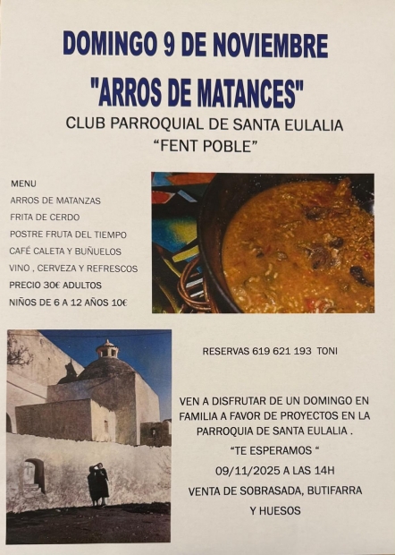 Arroz de matanzas 9 noviembre 2025