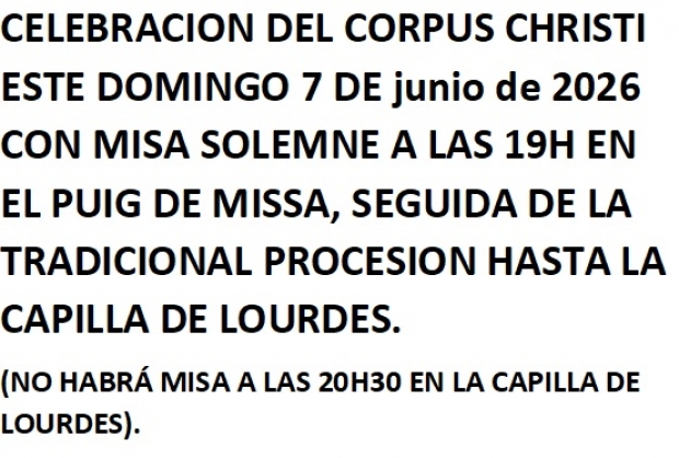 CORPUS CHRISTI 2026