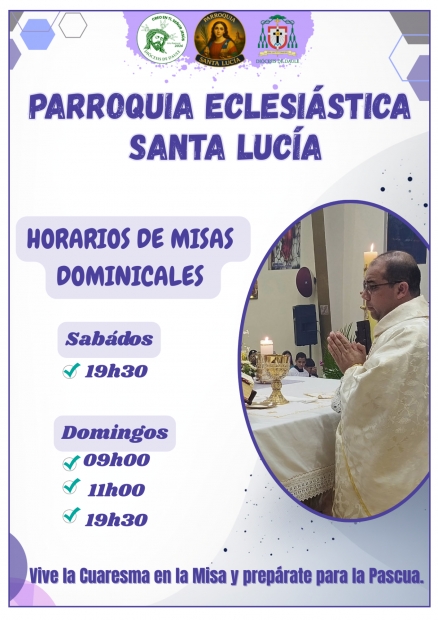 Horarios De Misas Dominicales 