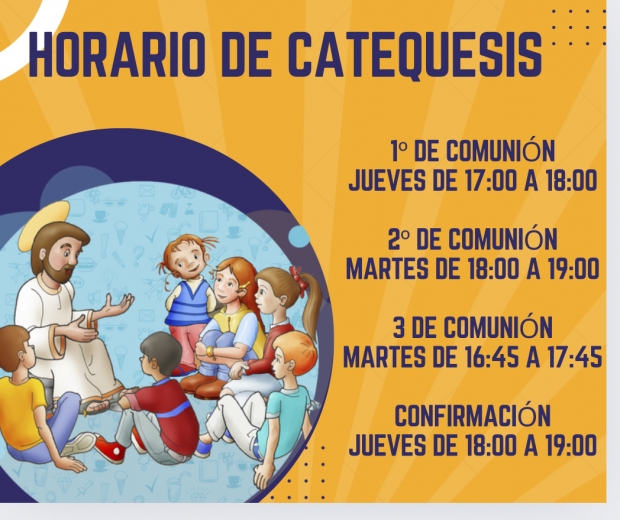 Horario de catequesis 