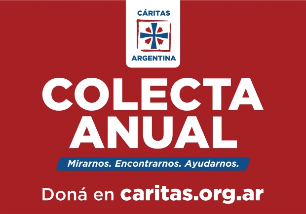 Colecta Anual de Critas y donaciones para bolsones solidarios