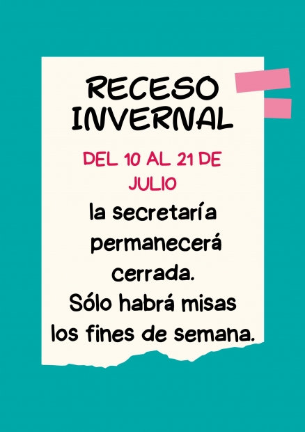 RECESO INVERNAL