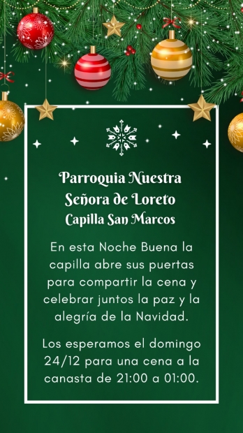 Cena de Navidad en Capilla San Marcos