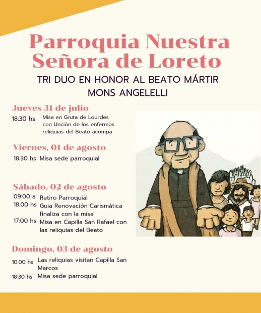 Trido por el beato y mrtir Enrique Angelelli
