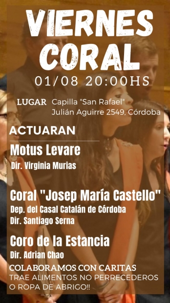 Encuentro coral en San Rafael