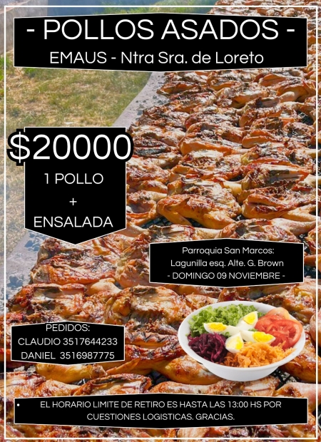 Venta de pollos en San Marcos organizado por Ema�s Loreto