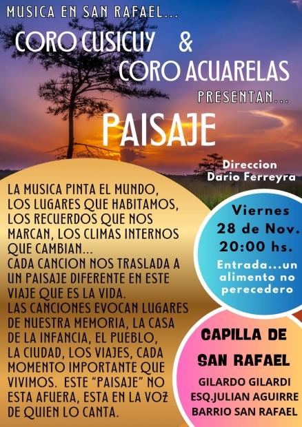 Este viernes m�sica en San Rafael