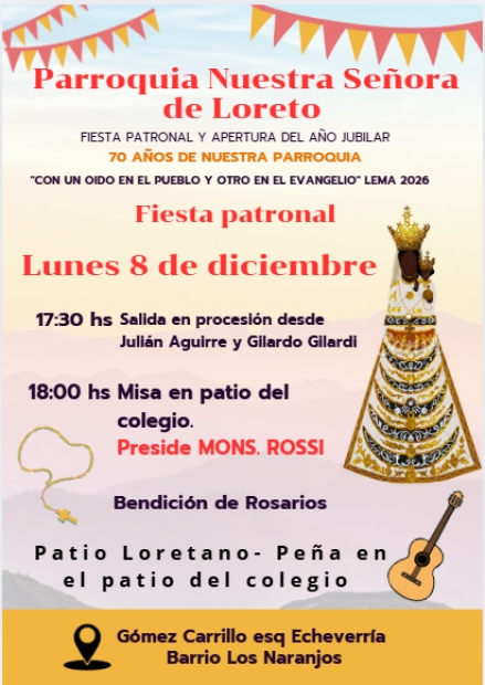 Fiesta patronal e inicio del jubileo de los 70 a�os de nuestra parroquia