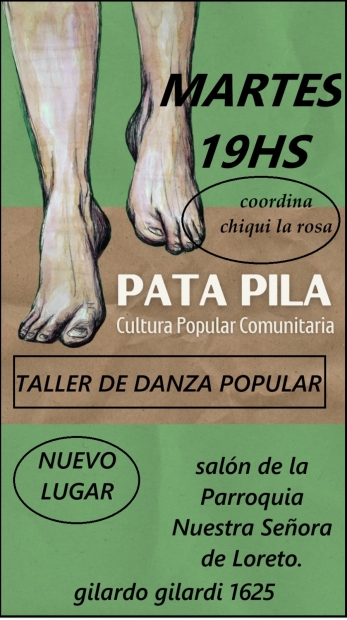 Nueva actividad: taller de danza popular